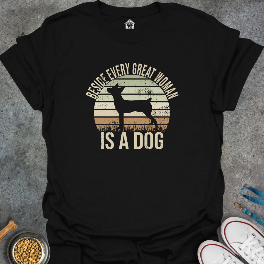 Beside Every Great Woman is a Dog