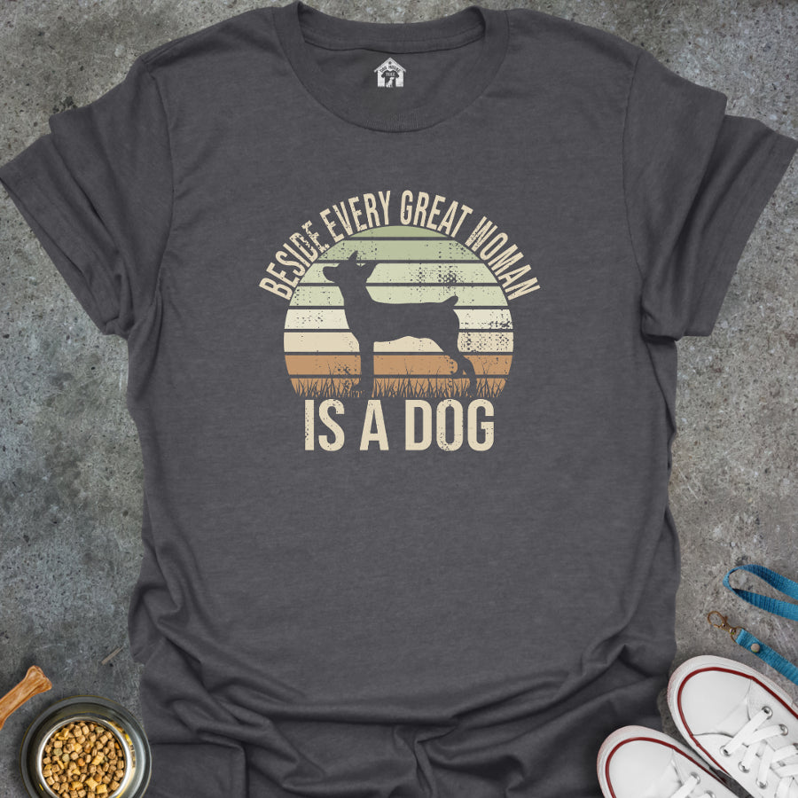 Beside Every Great Woman is a Dog