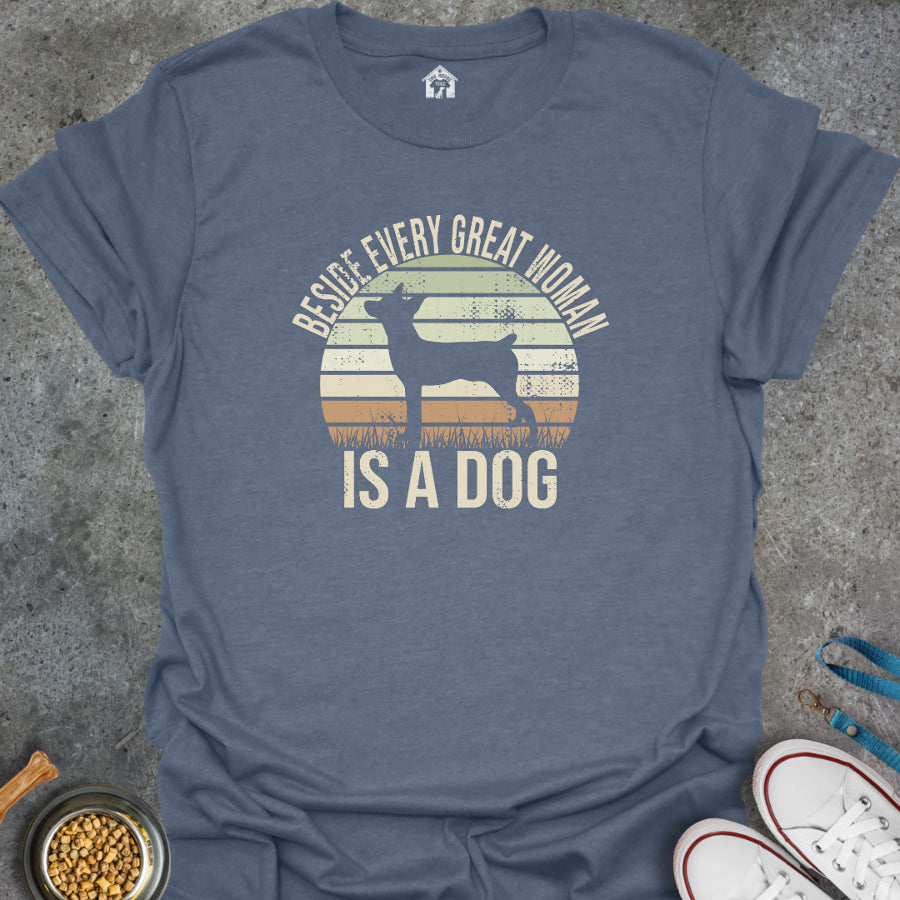 Beside Every Great Woman is a Dog