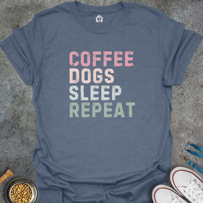 Coffee Dogs Sleep Repeat